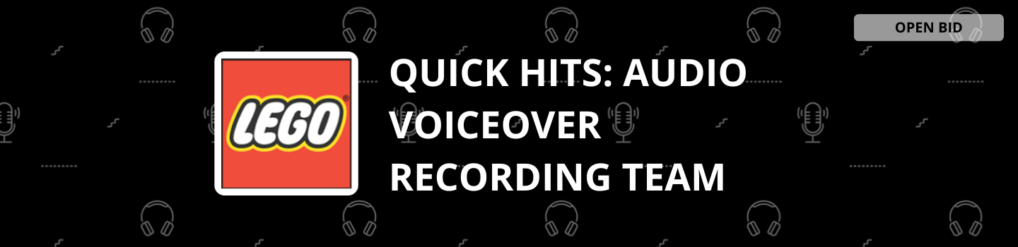 Quick Hits: Audio Voiceover Recording Team