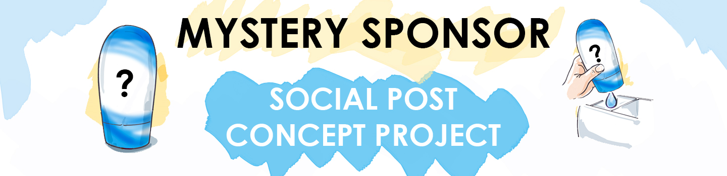 Mystery Sponsor Social Post Concept Project