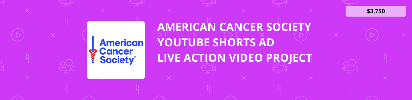 American Cancer Society YouTube Shorts Ad Live Action Video Project