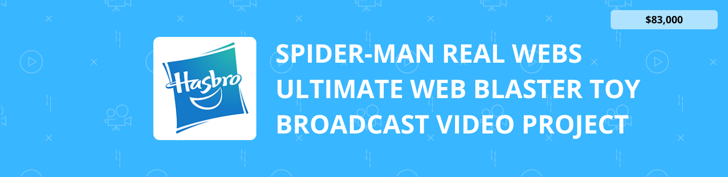 Spider-Man Real Webs Ultimate Web Blaster Toy Broadcast Video Project