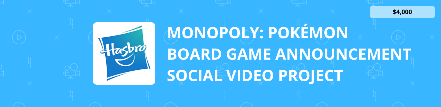 Monopoly: Pokémon Board Game Announcement Social Video Project