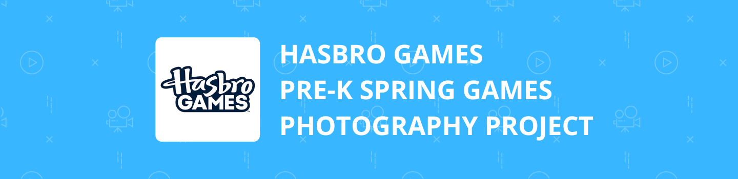 Hasbro Games Pre-K Spring Games Photography Project