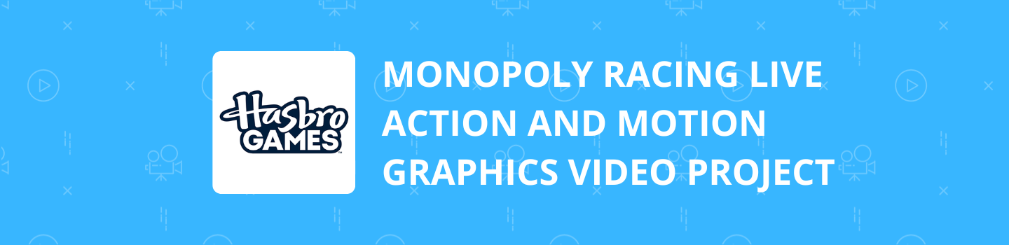 Monopoly Racing Live Action and Motion Graphics Video Project