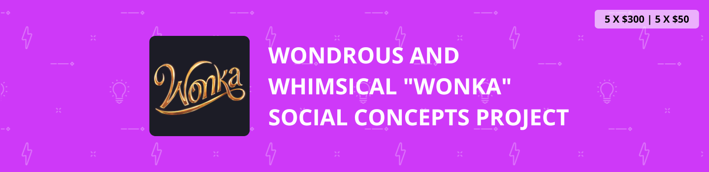 Wondrous and Whimsical "Wonka" Social Concepts Project