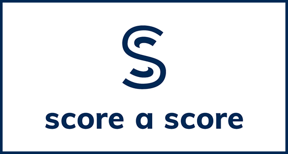 Score A Score custom music service logo