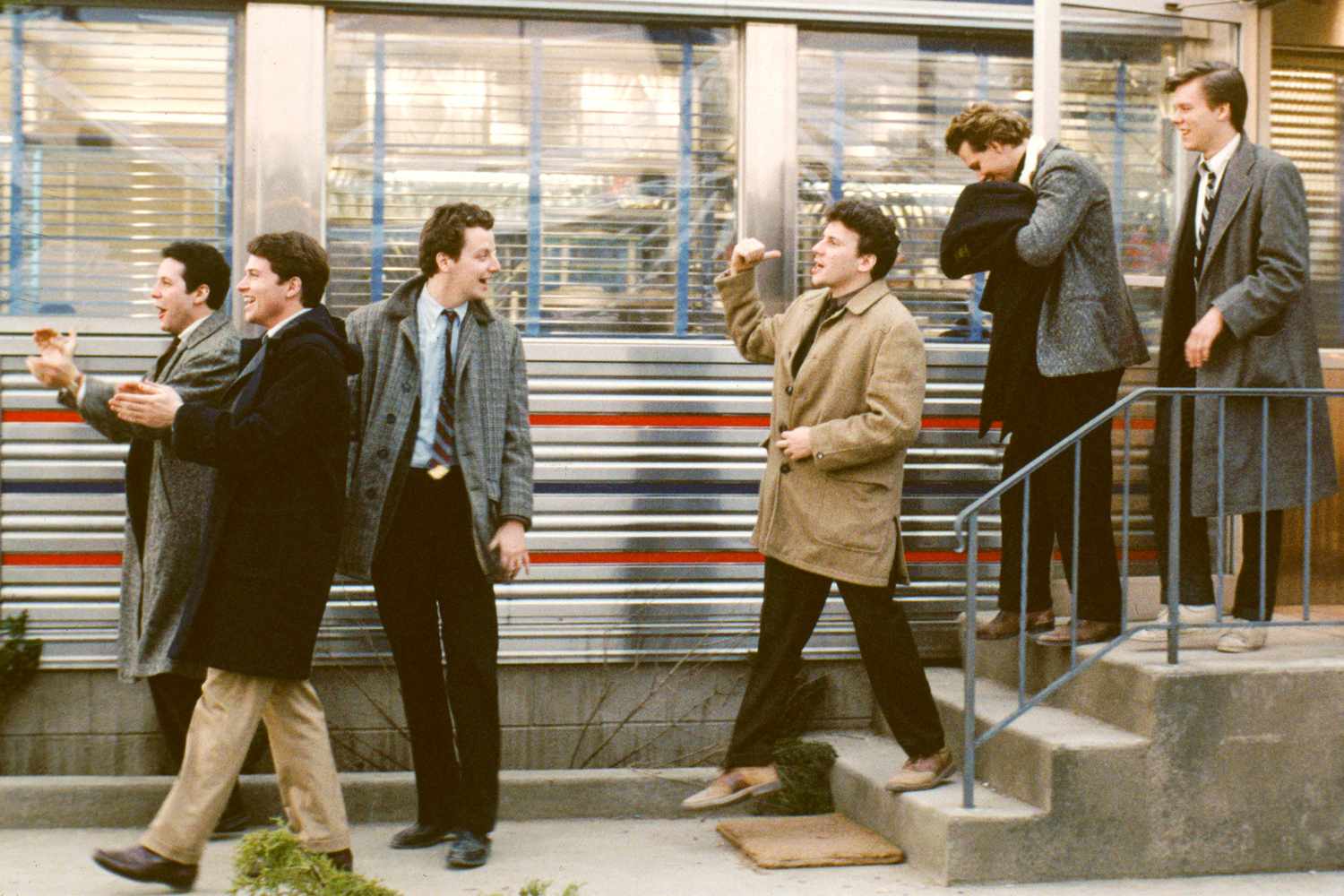 Still of the cast of the film Diner (1982)